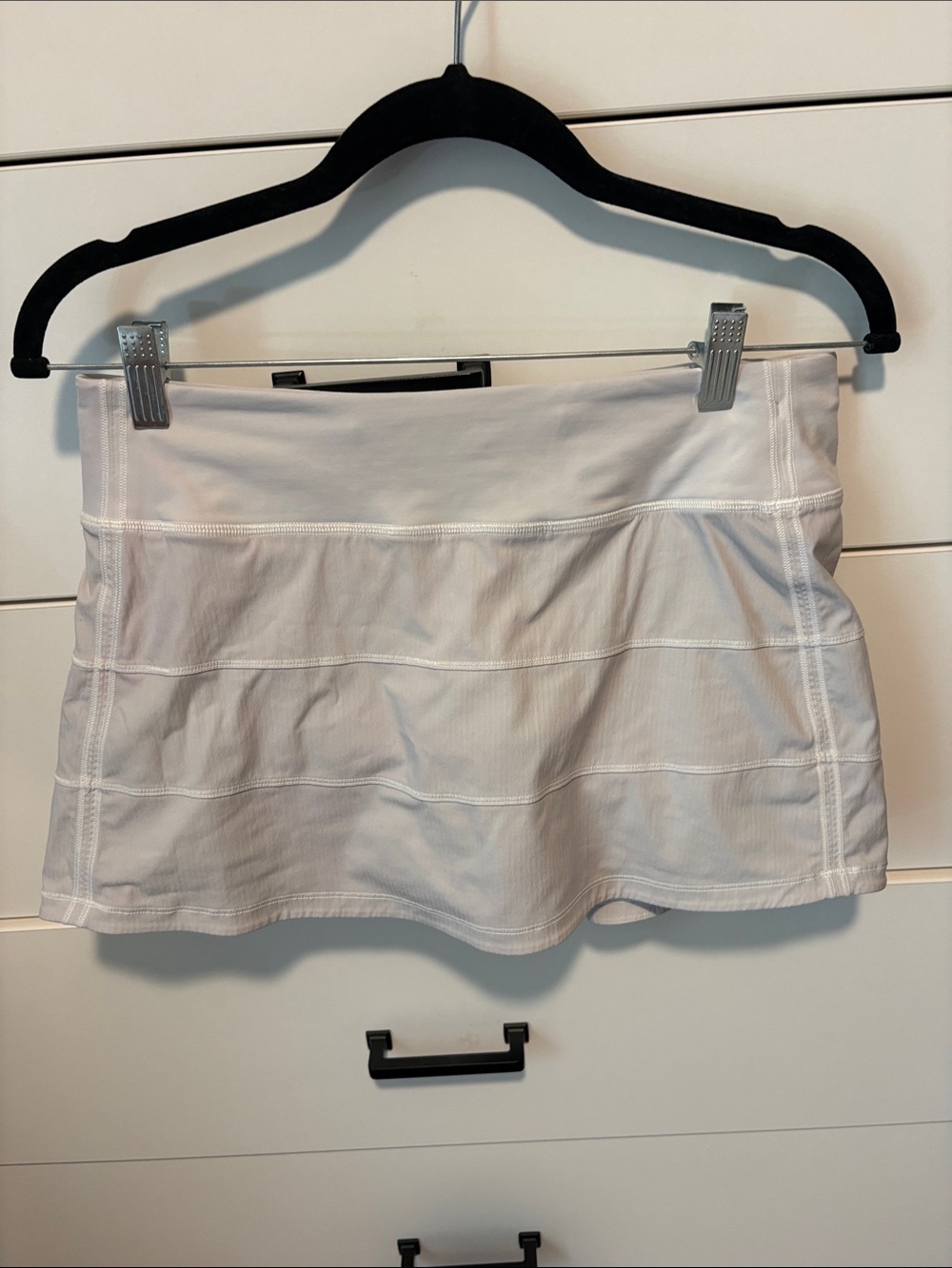 Lululemon Athletica Pace Rival White Tennis Skort Skirt